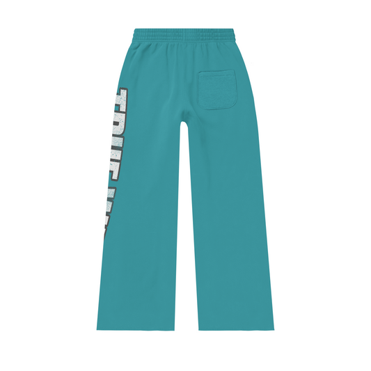 TRUEWAVE MINT/AQUA GREEN ZIP SWEATPANTS