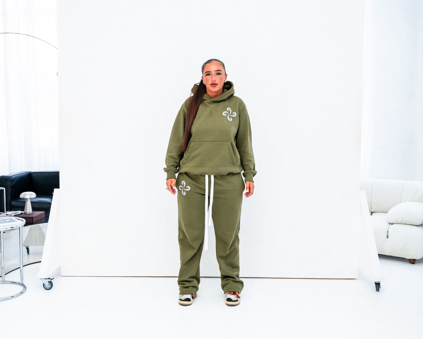 Truewave Army Green Hoddie