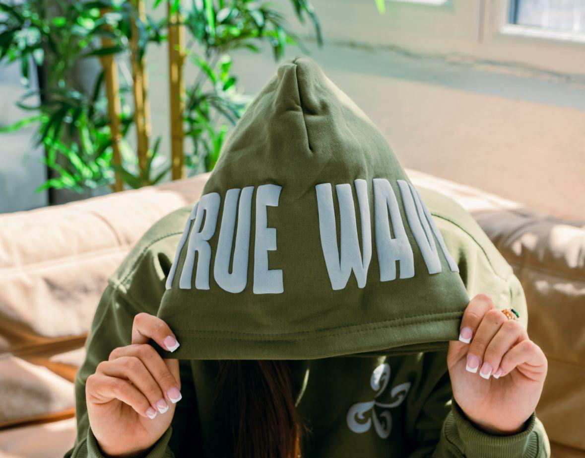 Truewave Army Green Hoddie
