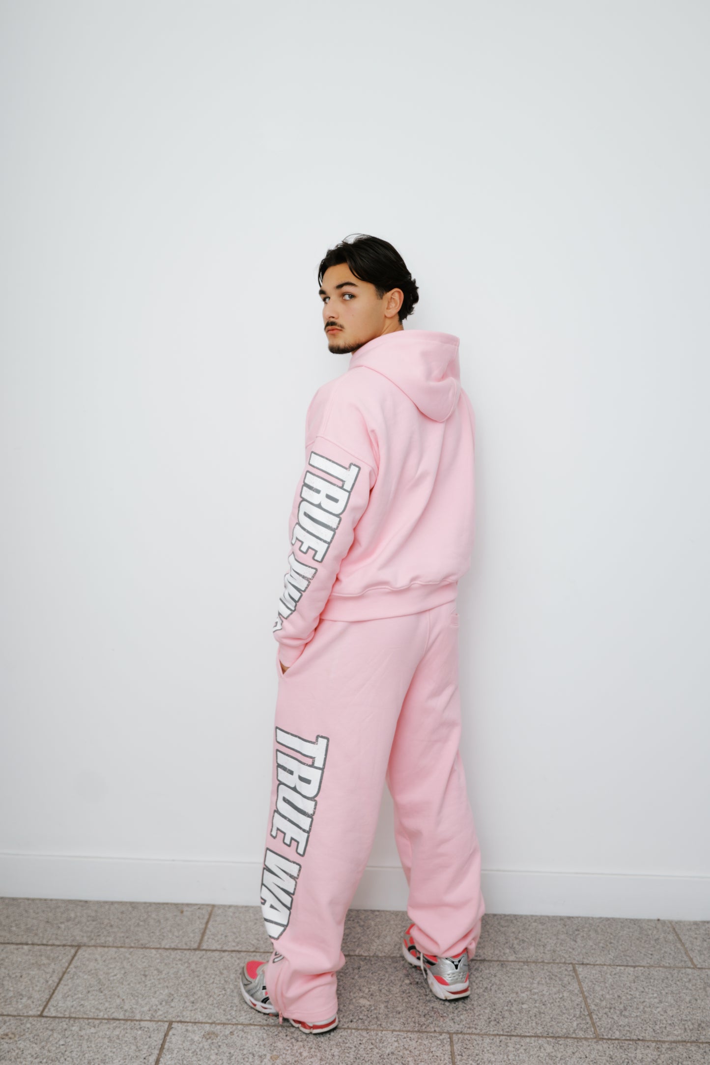 TRUEWAVE PINK ZIP SWEATPANTS