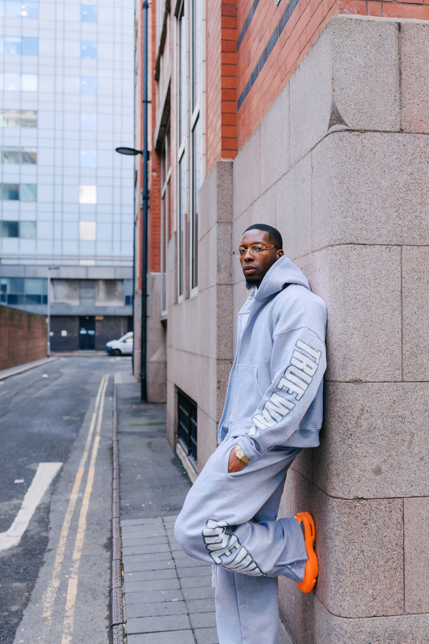 TRUEWAVE GREY ZIP SWEATPANTS