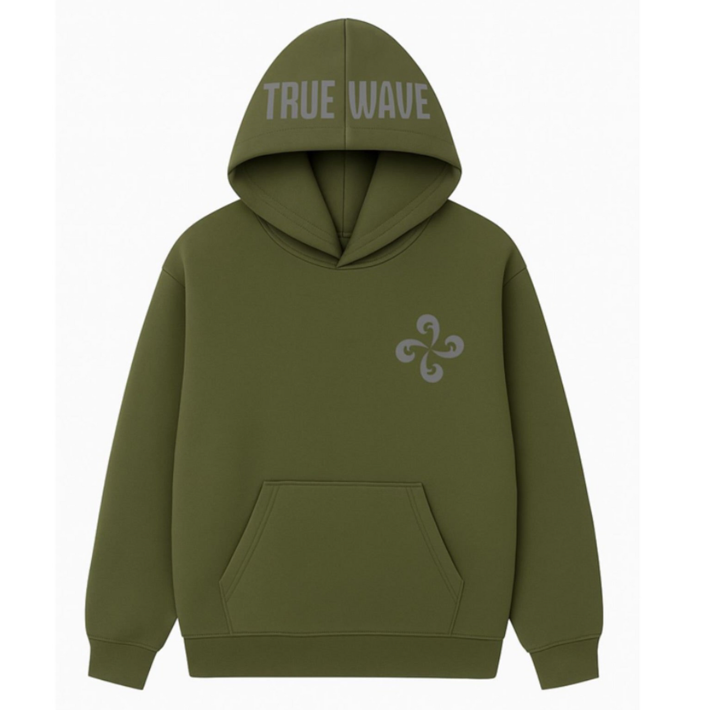 Truewave Army Green Hoddie
