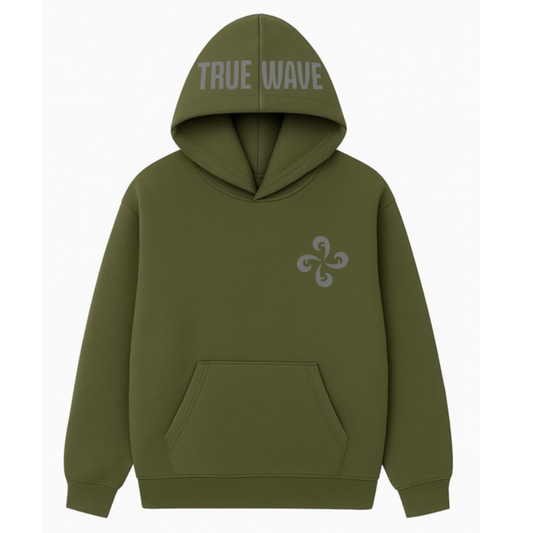 Truewave Army Green Hoddie