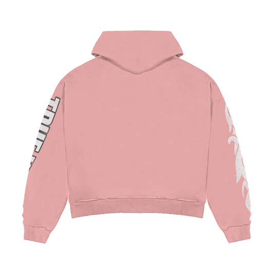 TRUEWAVE PINK ZIP HOODIE