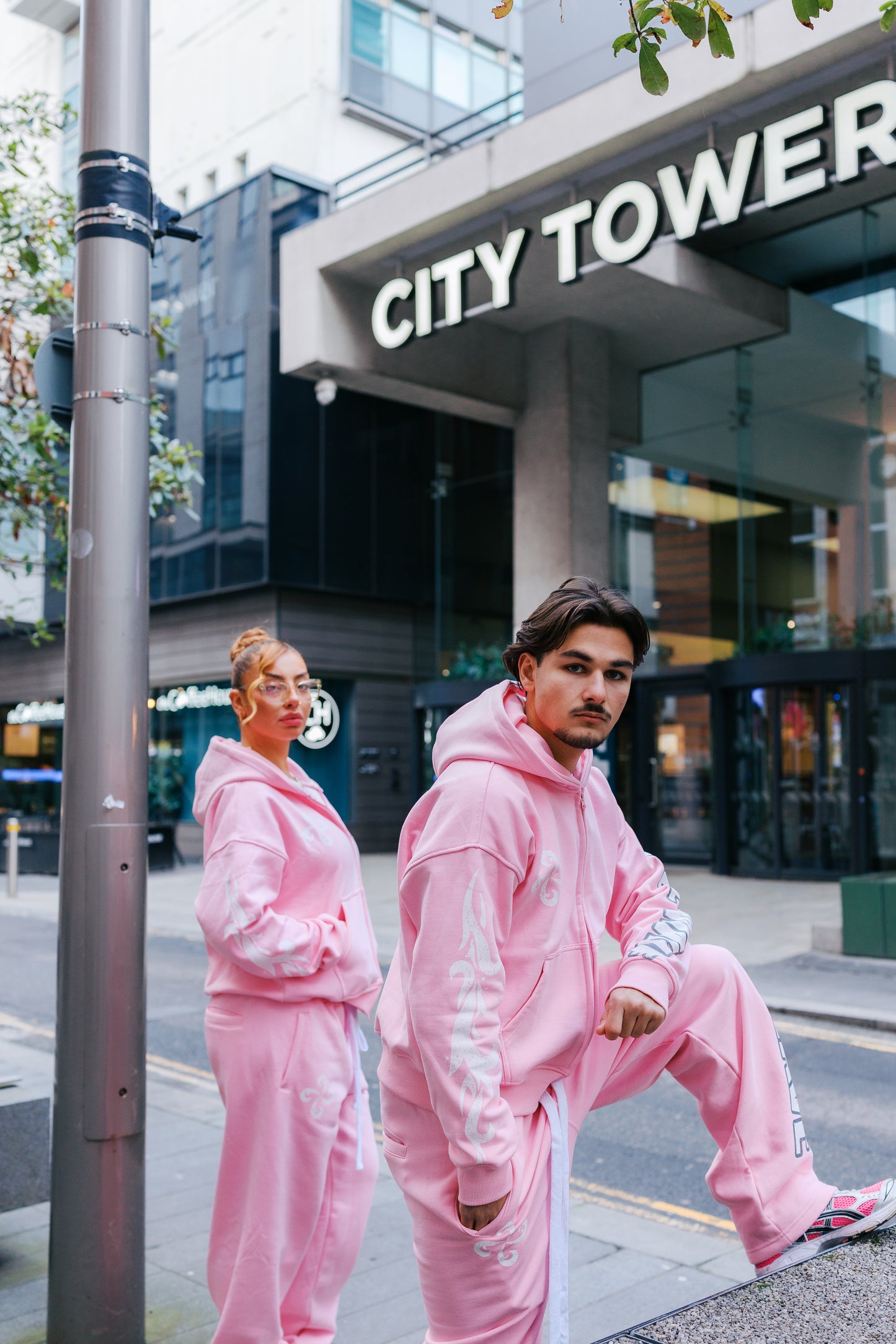 TRUEWAVE PINK ZIP HOODIE