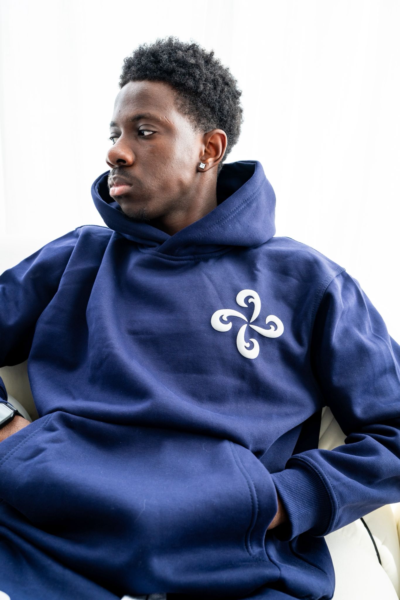 Truewave Navy Blue Hoddie